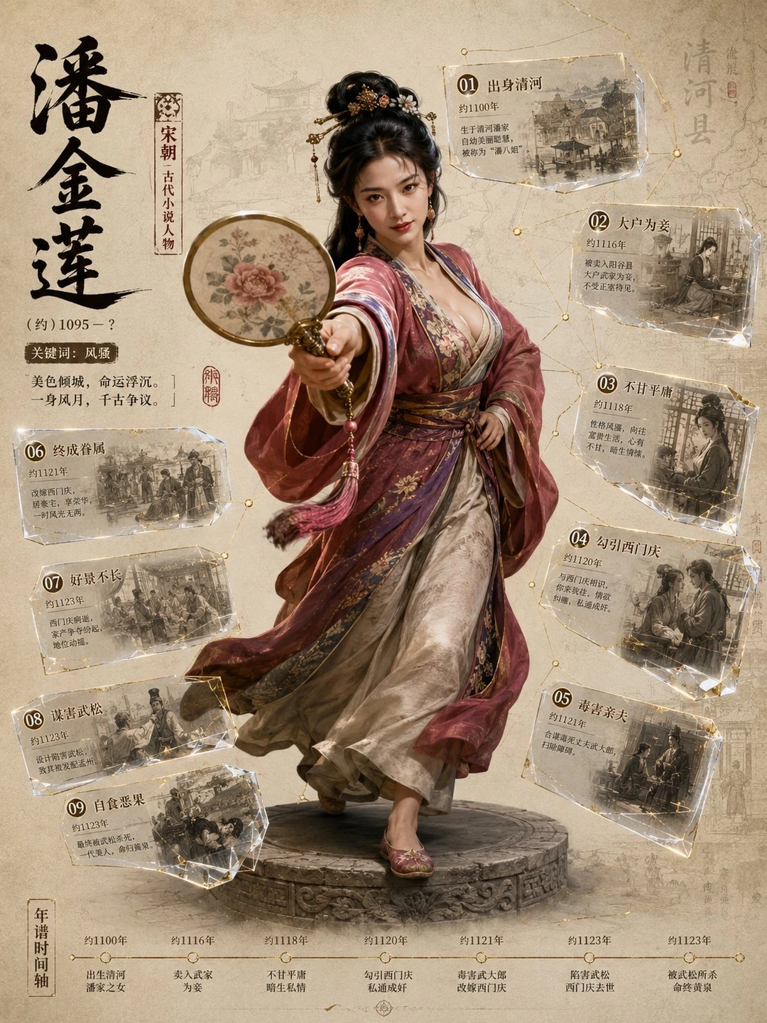 AI生成的历史人物介绍，确实惊艳！