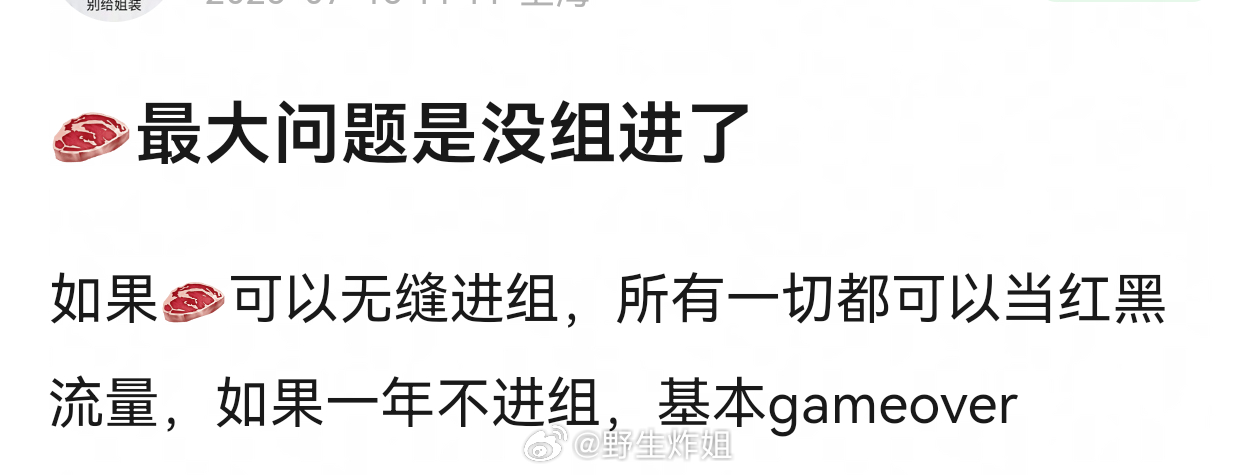 赵露思不一定非得进组，要保持有效曝光，直播什么的不算，那东西除了粉丝没人关注。。
