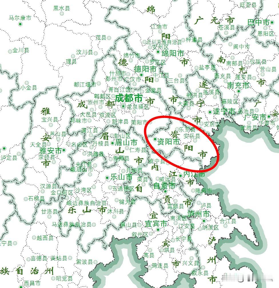 如果撤销资阳市，

是并入成都，

还是并入内江？

资阳市地处陕西省中部，位于