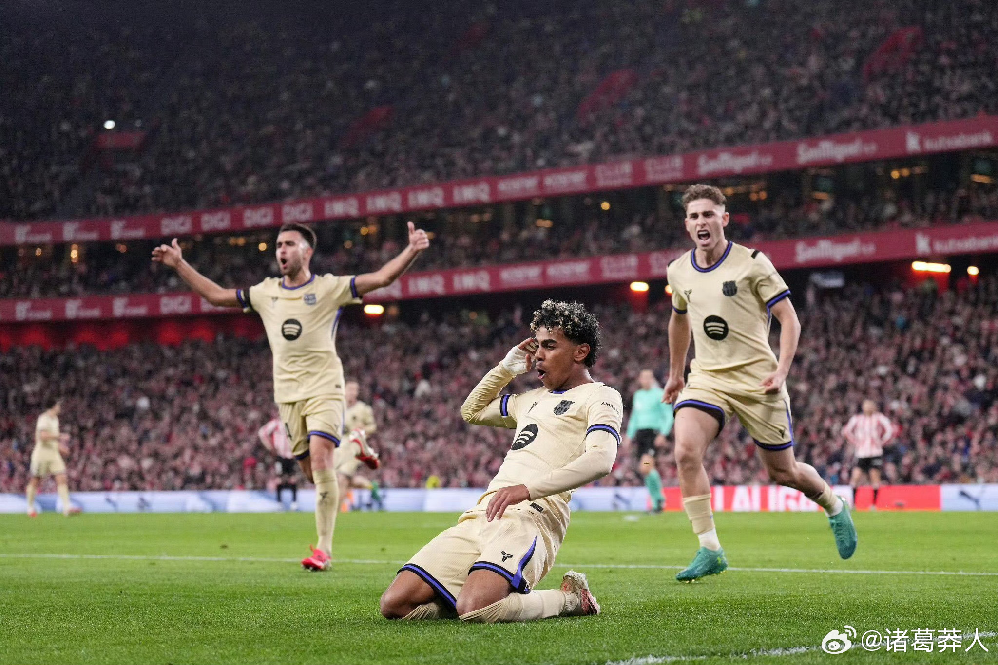 毕尔巴鄂竞技0比1巴萨1:0！亚马尔一剑封喉，刷新个人最佳，巴萨全身而退，领先皇