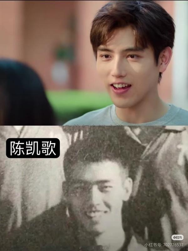 都说陈飞宇鼻子像他妈妈，其实他鼻子也挺像他爸爸的，只不过比他爸更秀气一点🤣 