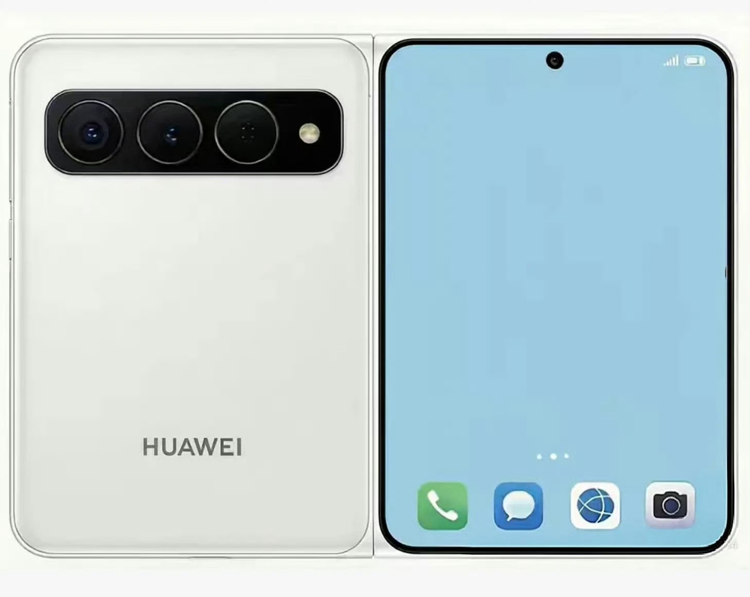 曝华为全新大阔折陆续到店过几天的华为发布会也会有大阔折叠这个品类本来就是华为先搞