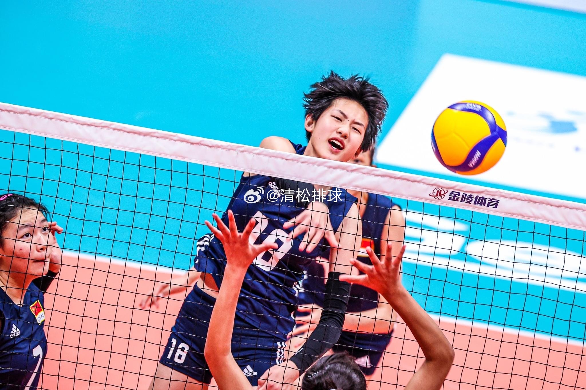 【中国U16女排横扫中国台北晋级决赛】2023年U16女排亚锦赛暨杭州亚运会排球
