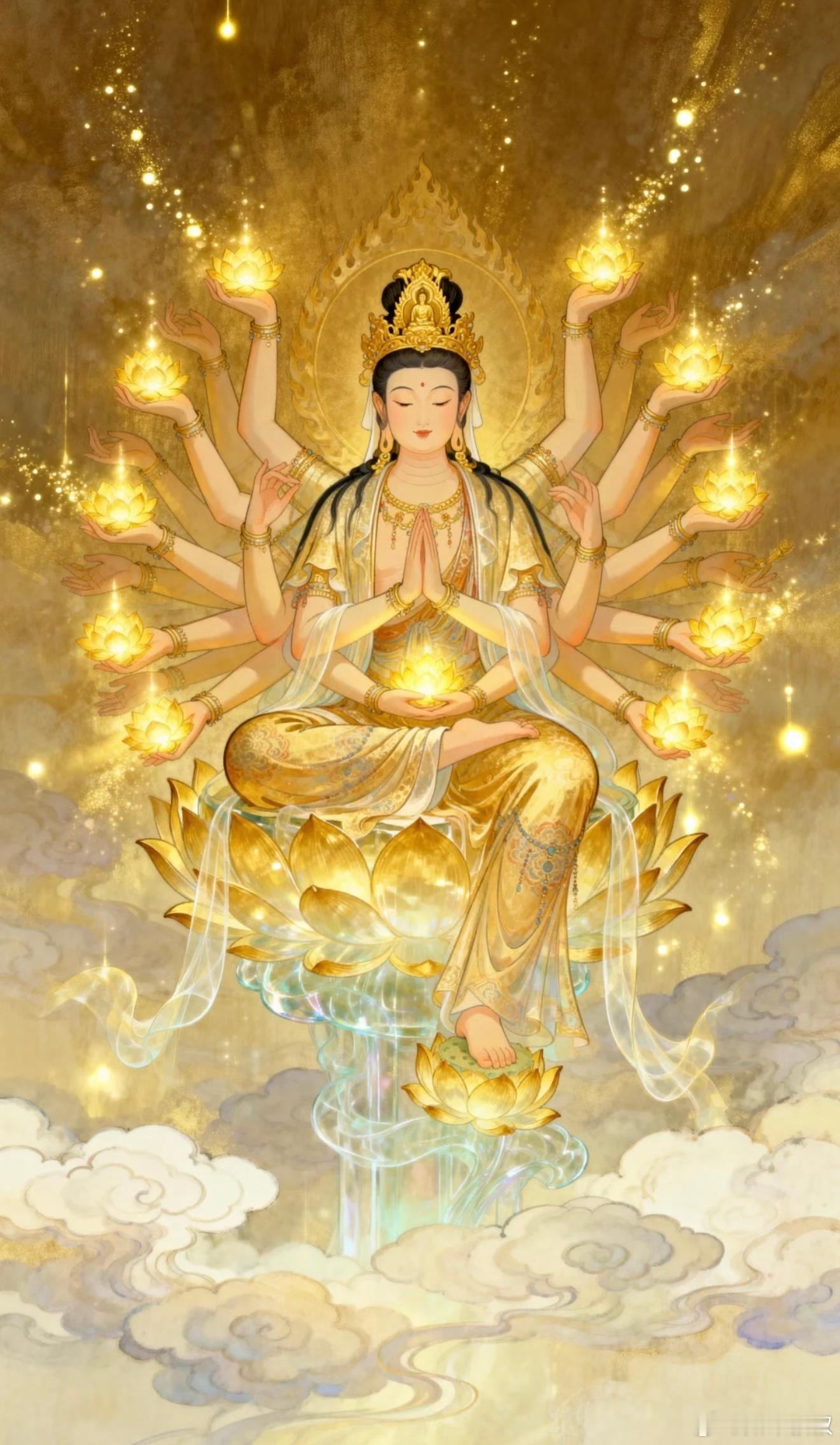见佛祈福🙏，感恩佛光慈悲护持，愿家中财库长久丰盈，正财源源汇聚，开销无窘迫、无