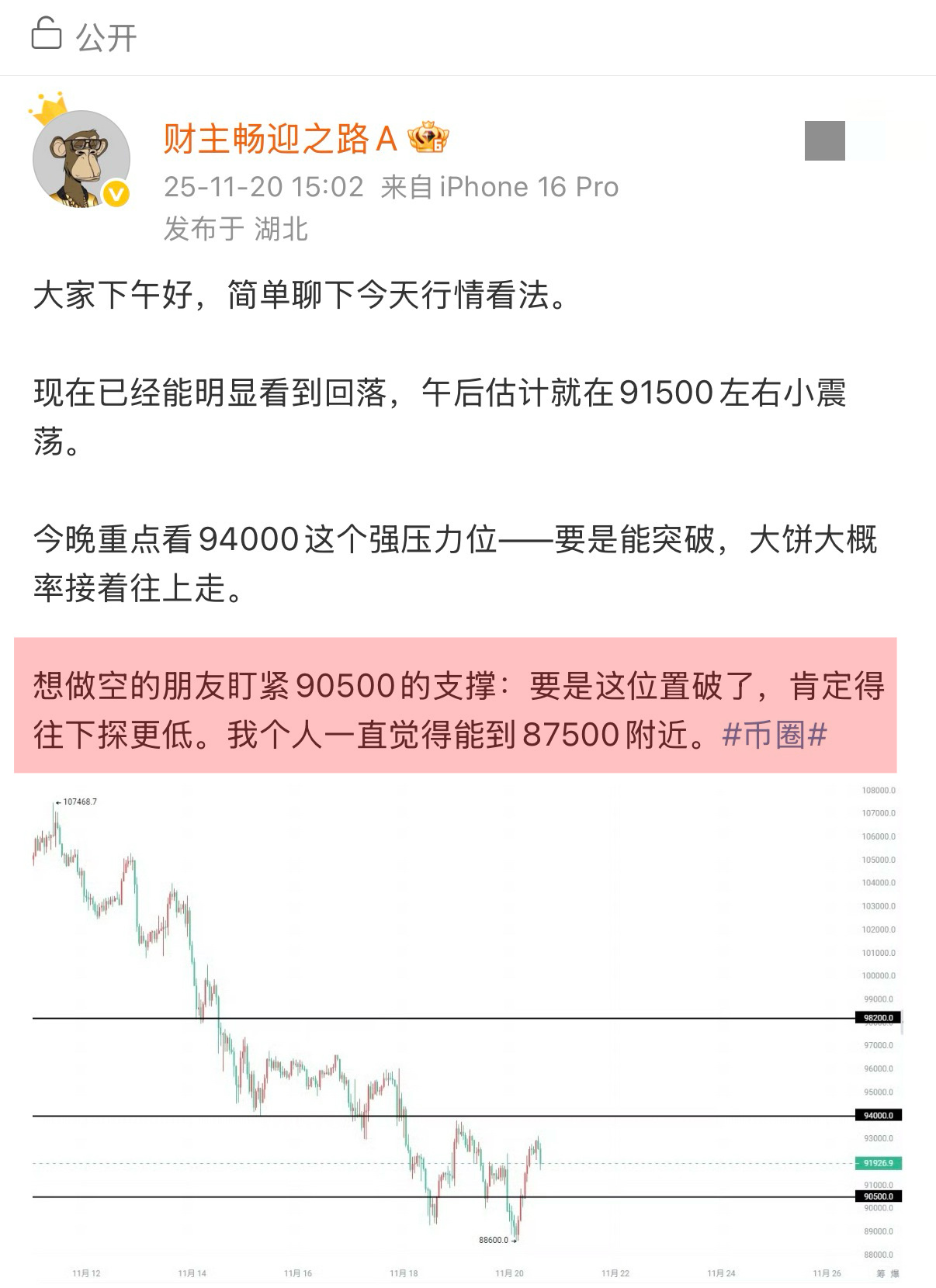 兄弟们过多的话，我不想讲了，策略给到你们有没有跟那是你们的事情。我这边已经抵达了