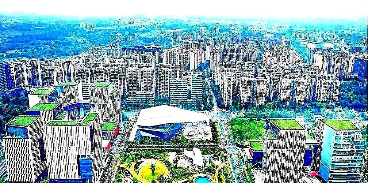 “周一调传感器，周五就能上天。”

电子科大硕士小周把朋友圈定位钉在青羊区，配图