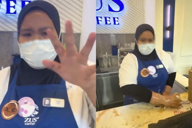 【中国女顾客店内失控泼咖啡砸店员 马来西亚ZUS COFFEE紧急回应】海外新鲜