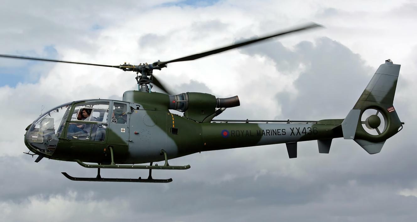 每天认识一件兵器 英法SA 341/342“小羚羊”武装直升机SA 341/34