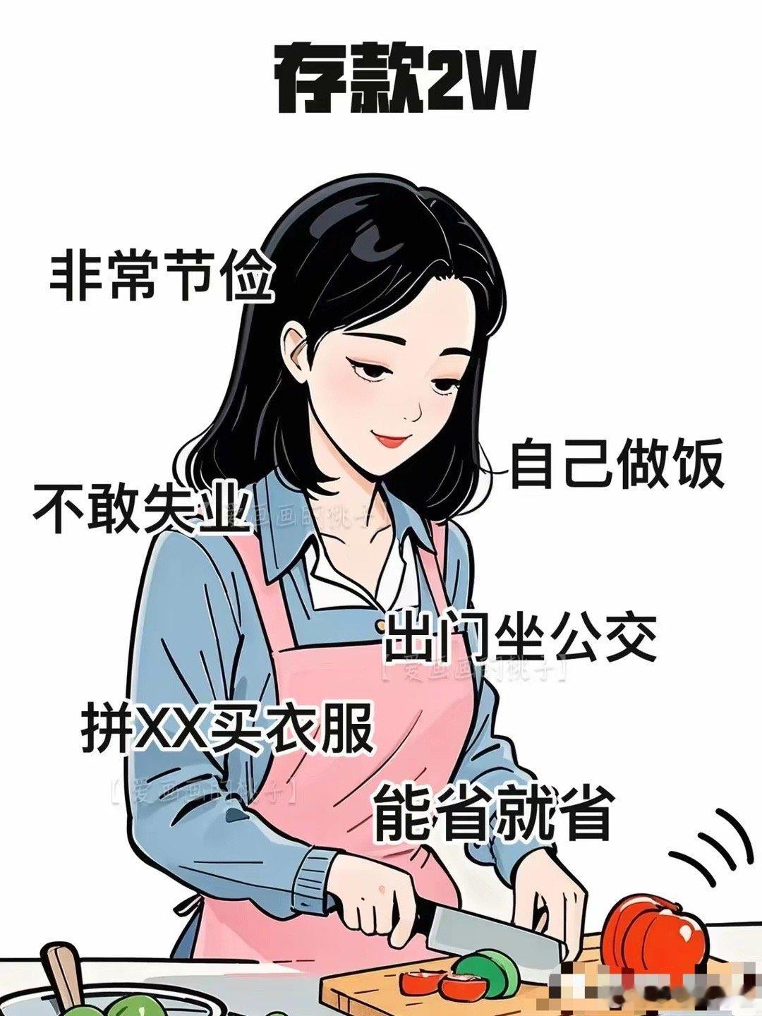 存款不一样的女生过的不同生活！ 