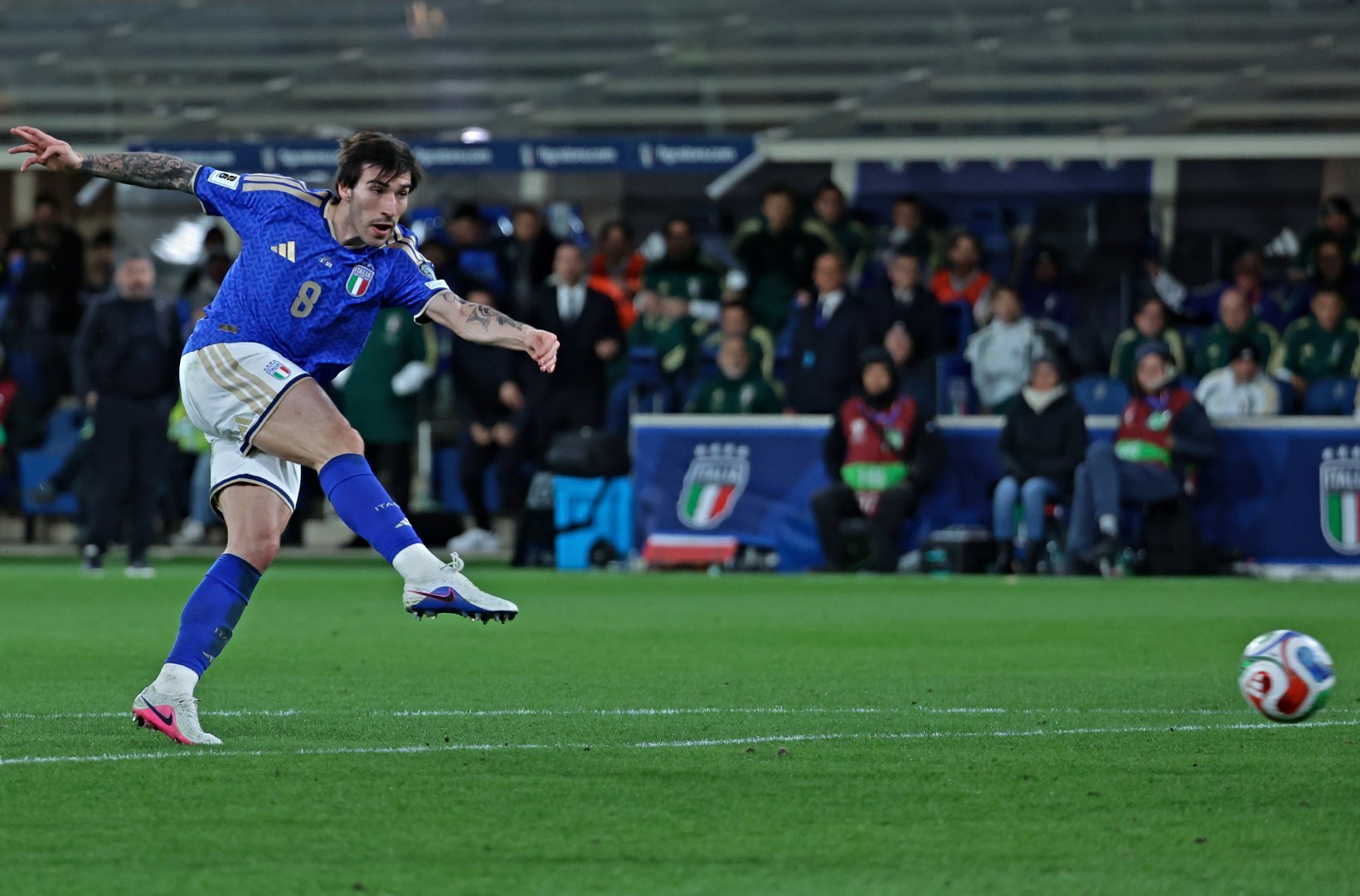 【📊】  自桑德罗·托纳利🇮🇹在2024年11月14日对阵比利时为意大利队