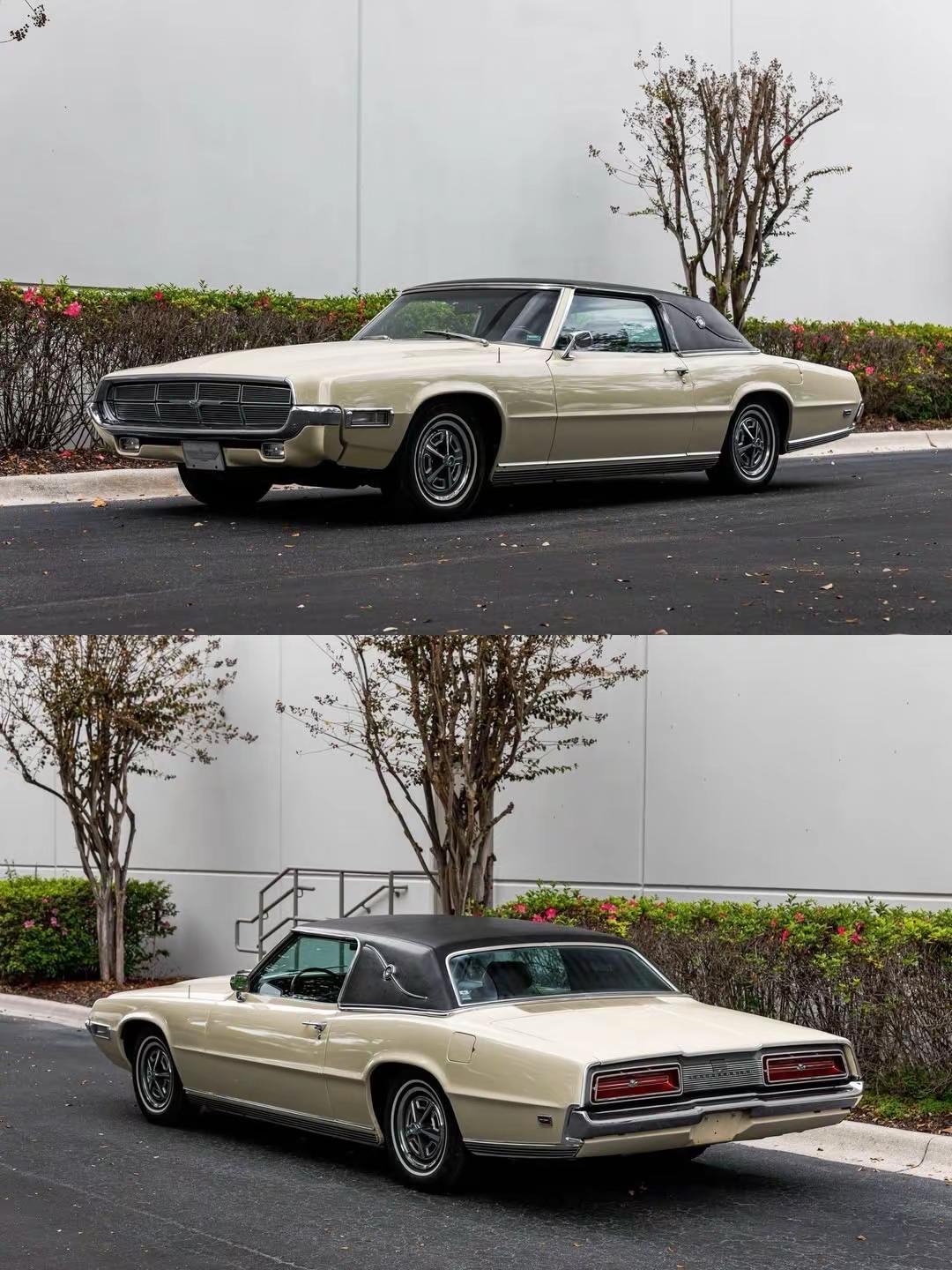 1969 年 Ford Thunderbird Landau 以庄重而不张扬的方