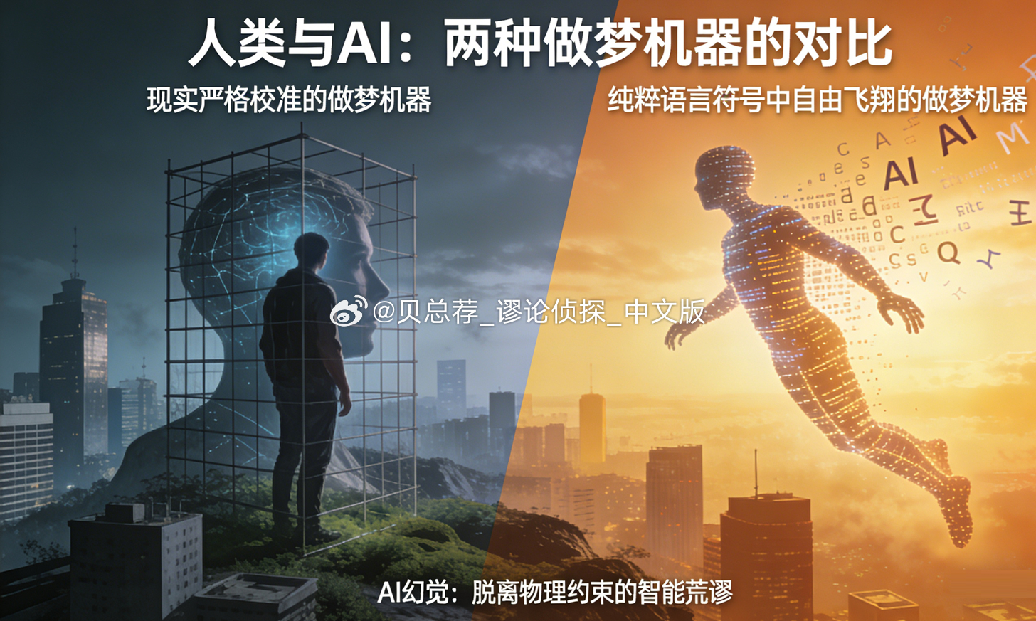 【AI幻觉与人类幻觉有何不同？】从预测处理的底层逻辑来看，AI的幻觉和人类的感知