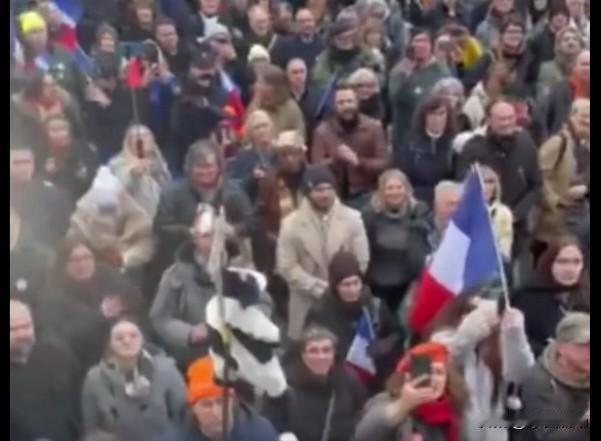 法国人要求脱欧。
      当地时间1月31日，超千人在法国巴黎街头参加了一场