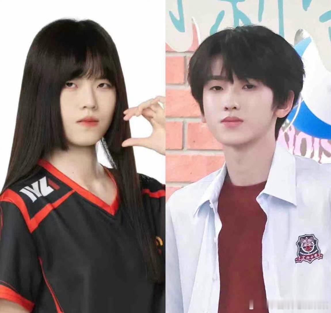 tg左奇函撞脸桃晚安 