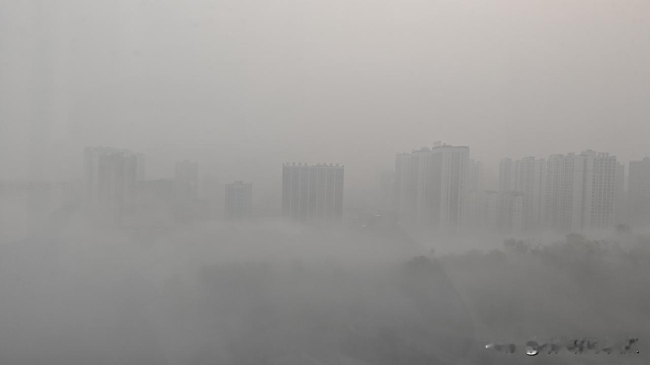 又是一个难熬的夜晚终于结束了
推开窗满眼的雾气蒸腾
喜欢这种朦胧的特别
深吸了几