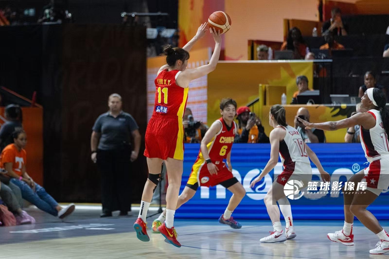 中国女篮近10年5次输美国中国女篮近10年国际大赛与美国交手5次 本场分差第二大