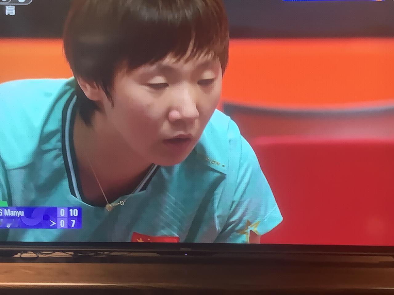 打得漂亮！王曼昱拿下了第一局！

      在刚刚进行的名古屋亚运会乒乓球女子