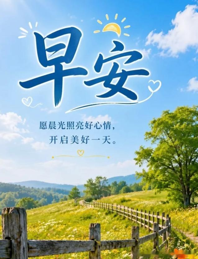 新的一天开始了，愿你今天少一点急躁，多一点耐心。很多事情不是立刻就能顺的，但只要