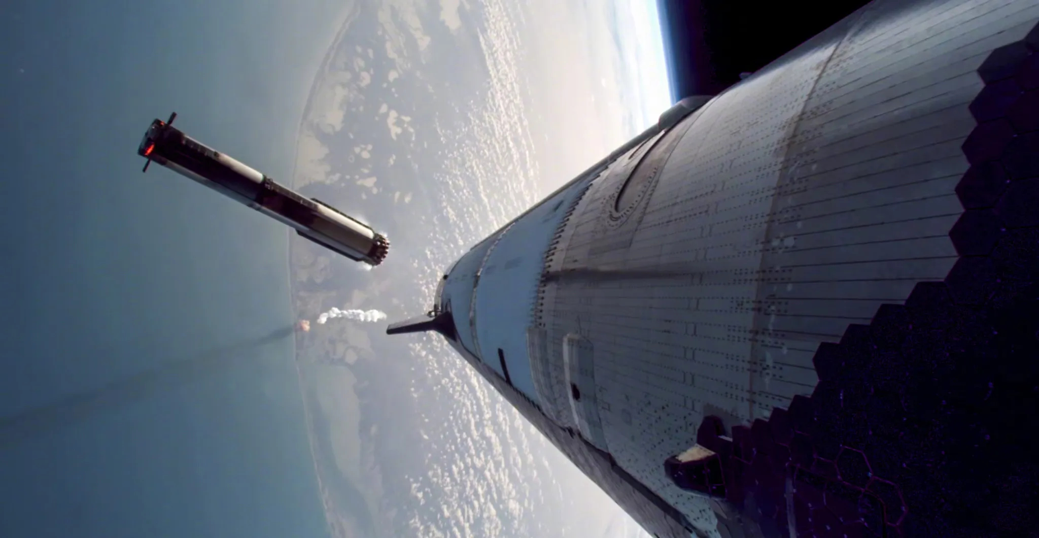 【美星舰第九次试飞未能成功】SpaceX星舰失控 美国太空探索技术公司新一代重型