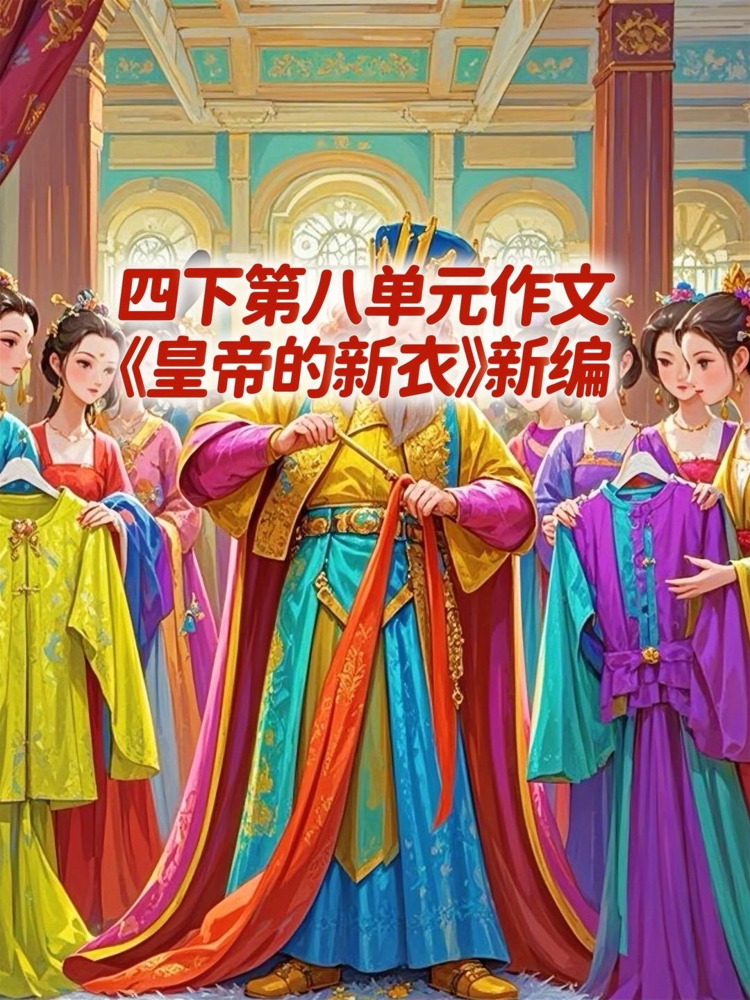 《皇帝的新衣》新编 优秀范文。小学四年级下册第八单元习作《故事新编》...