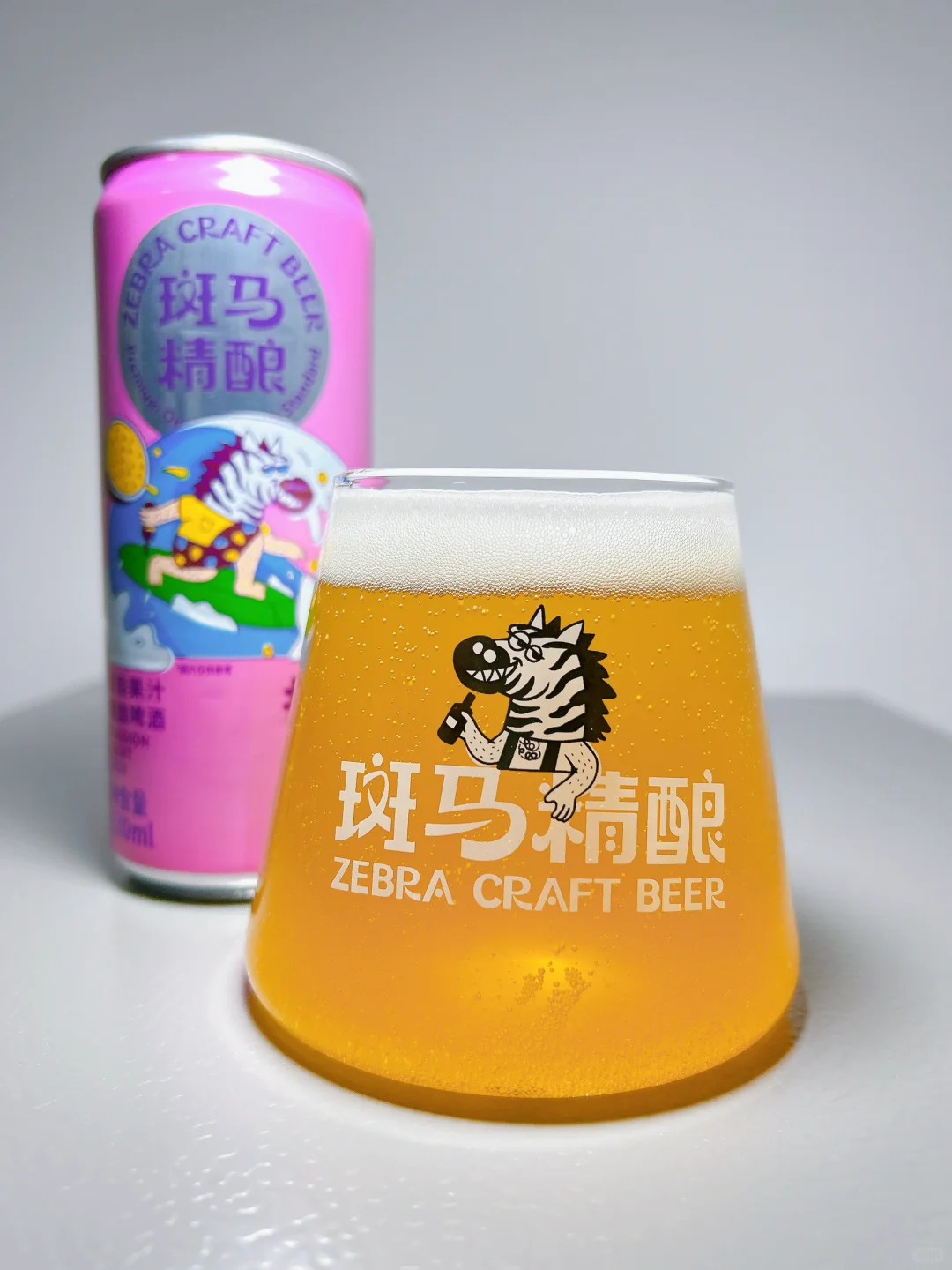 果汁小甜水——斑马·百香果&荔枝