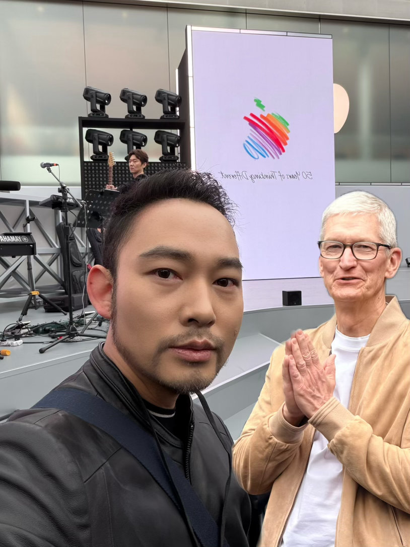 库克！同框啦！！李宇春现场好棒👍终于！终于！圆梦了！没想到和春春这么近距离听她