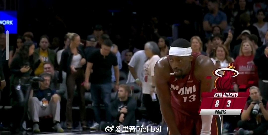 看的太激动了，跟夺冠心情一样，阿德巴约打破科比81分记录，全场得到83分，虽然热