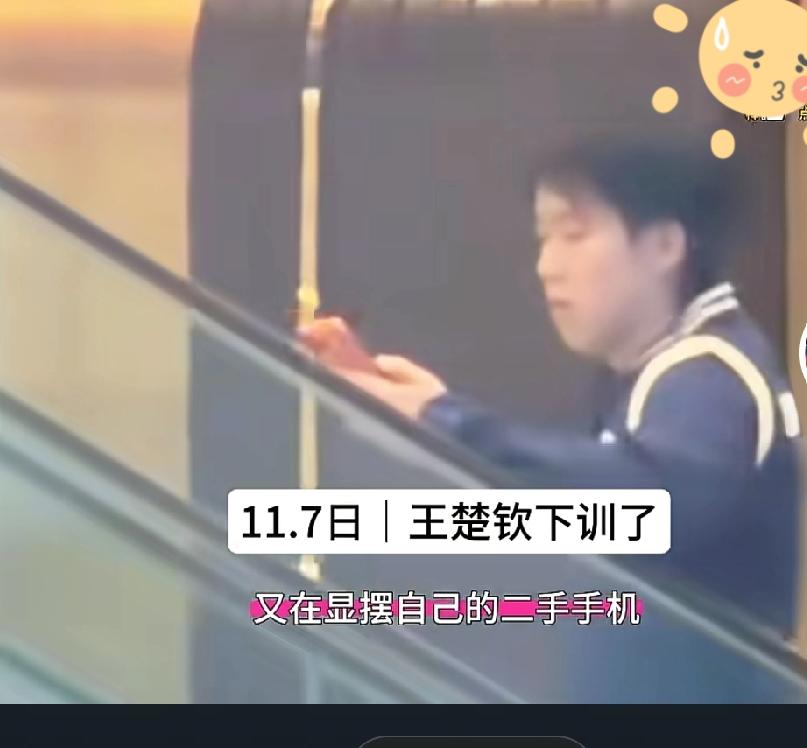 王楚钦下训了

又在显摆他的二手手机

网友说哪个成家男人不是用二手手机

九成