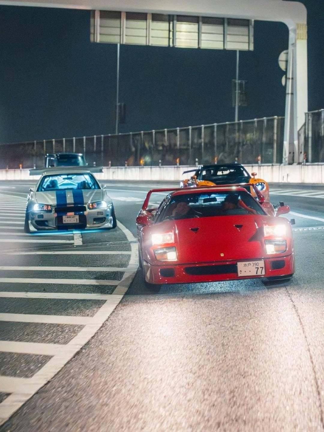 Skyline GT-R R34 & Veliside RX-7 & 法拉利F4