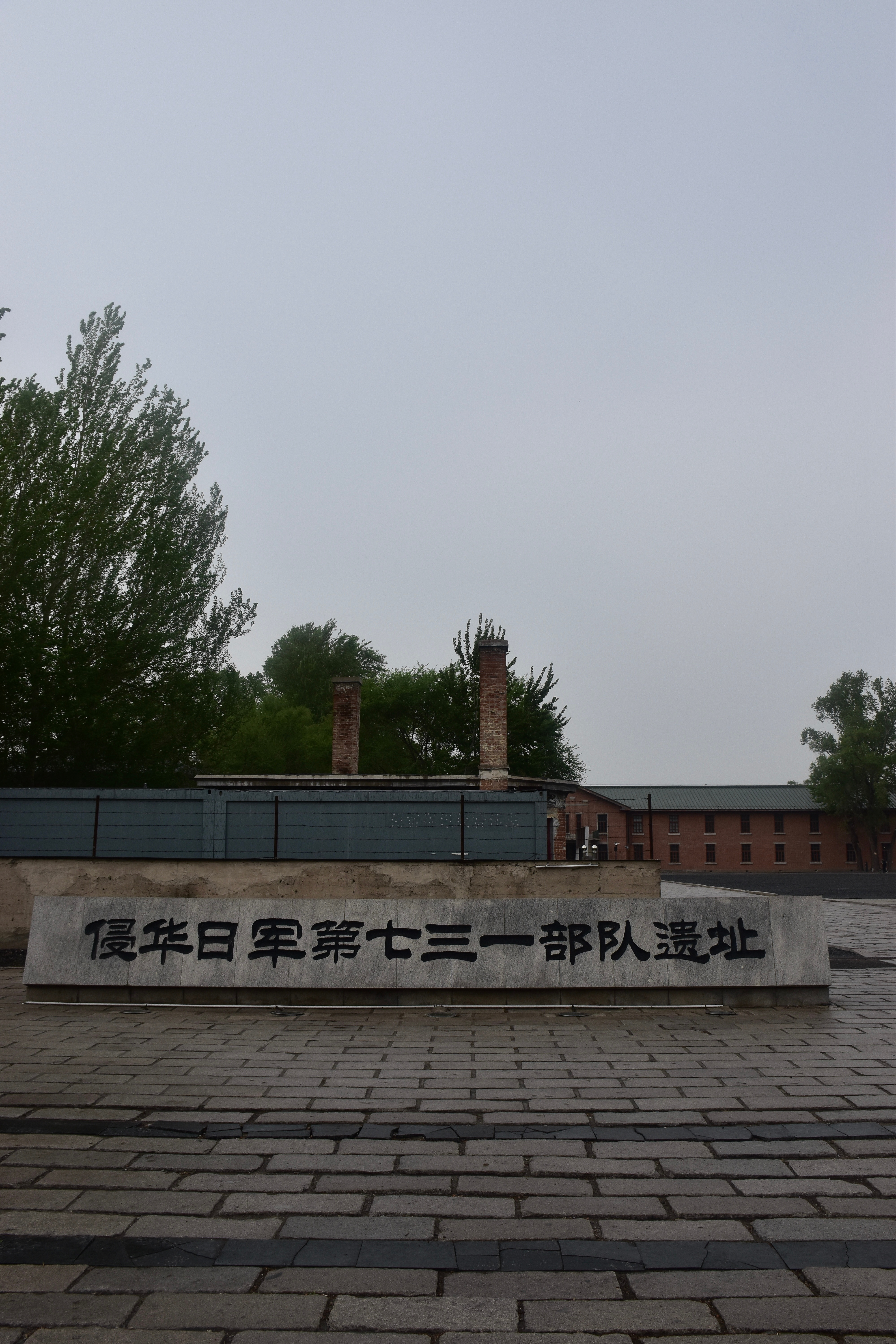今天去的时候开始下小雨，中间雨越下越大，出来的时候雨停了天也放晴了，冥冥之中映照
