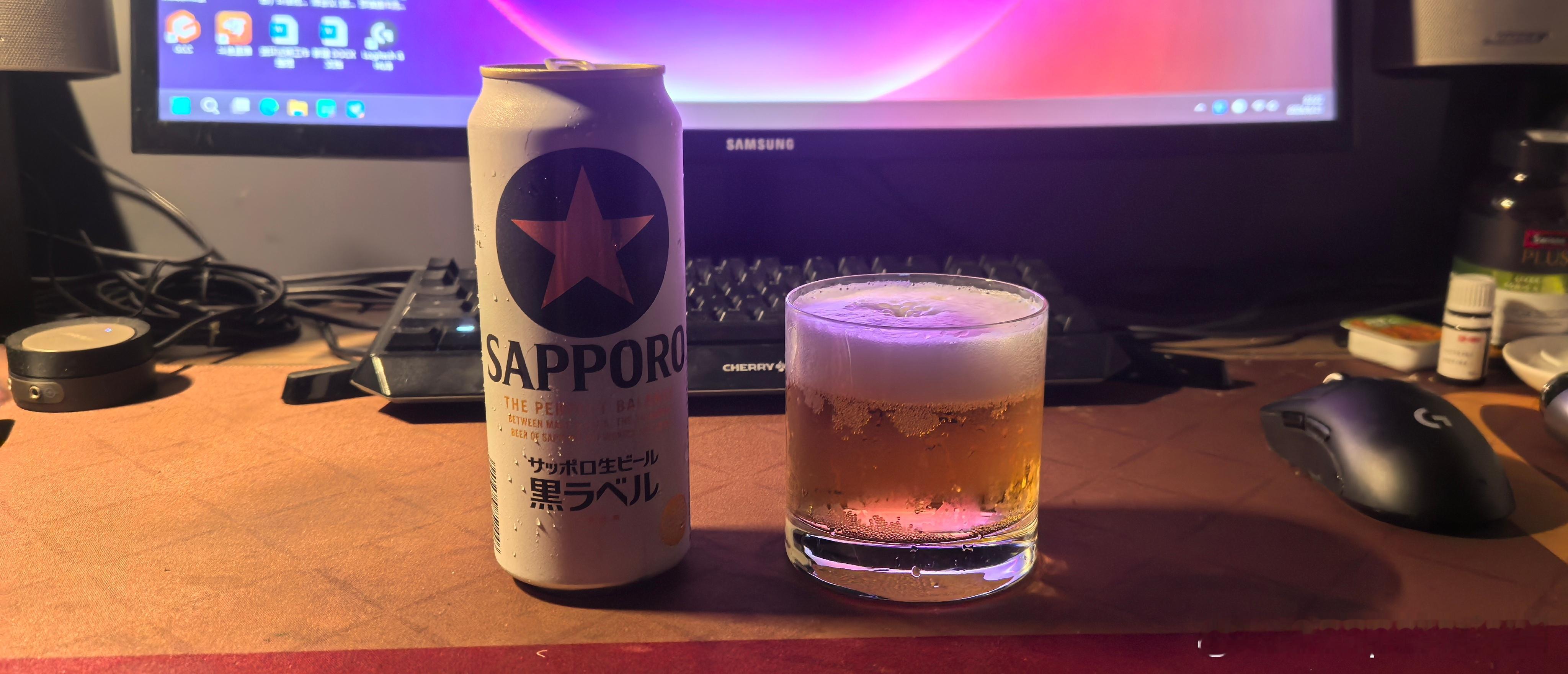 昨晚喝多了