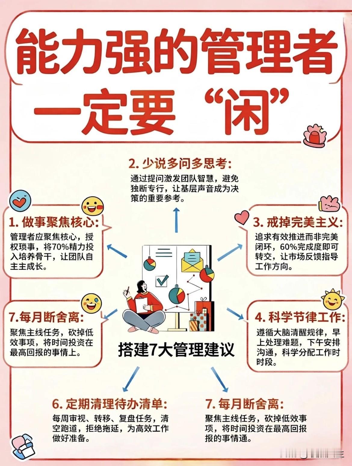 能力强的管理者一定要“闲”