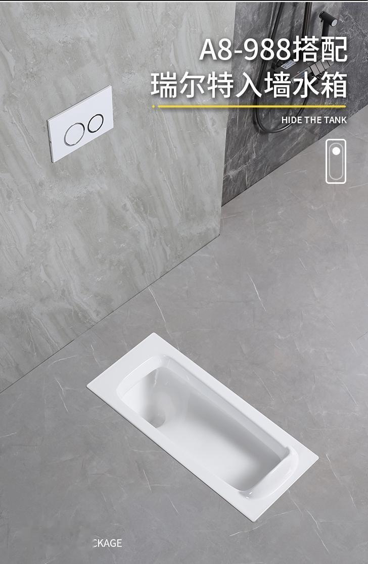 特大号蹲便器配套隐藏水箱。装修有品质要求的，需要产品使用功能好的，看过...