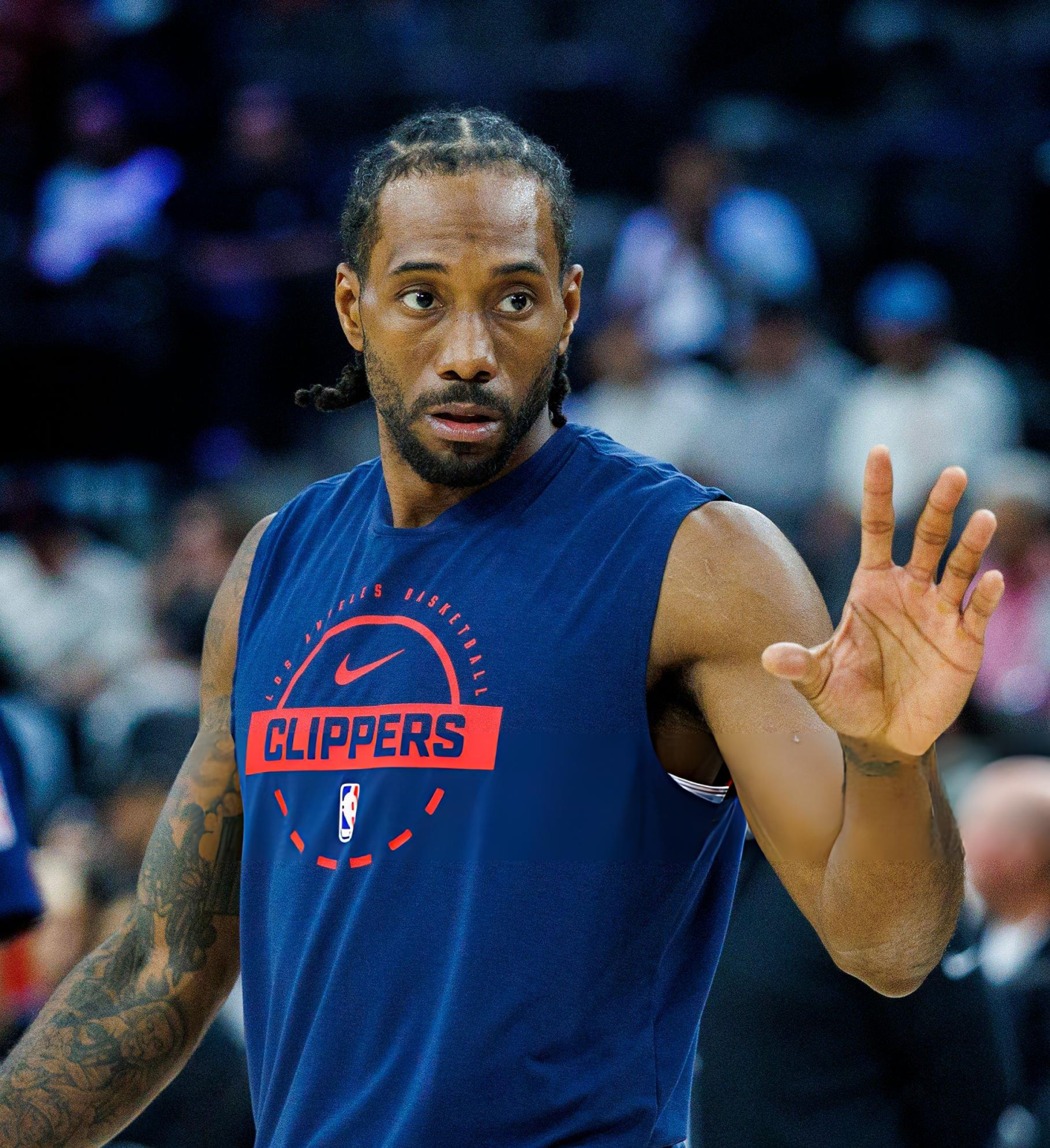 明天对阵鹈鹕的比赛，卡哇伊状态升级为questionable伦纳德