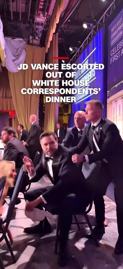 “为什么先救万斯“”，美国媒体炸锅！美国白宫记者协会晚宴枪击发生后，副总统万斯先