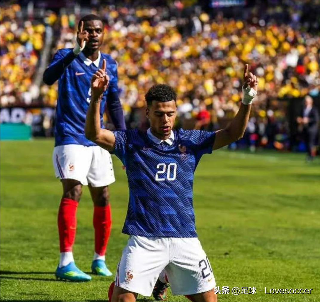 新星闪耀！杜埃助法国热身赛开门红       今早这场球，法国队压根没上姆巴佩、