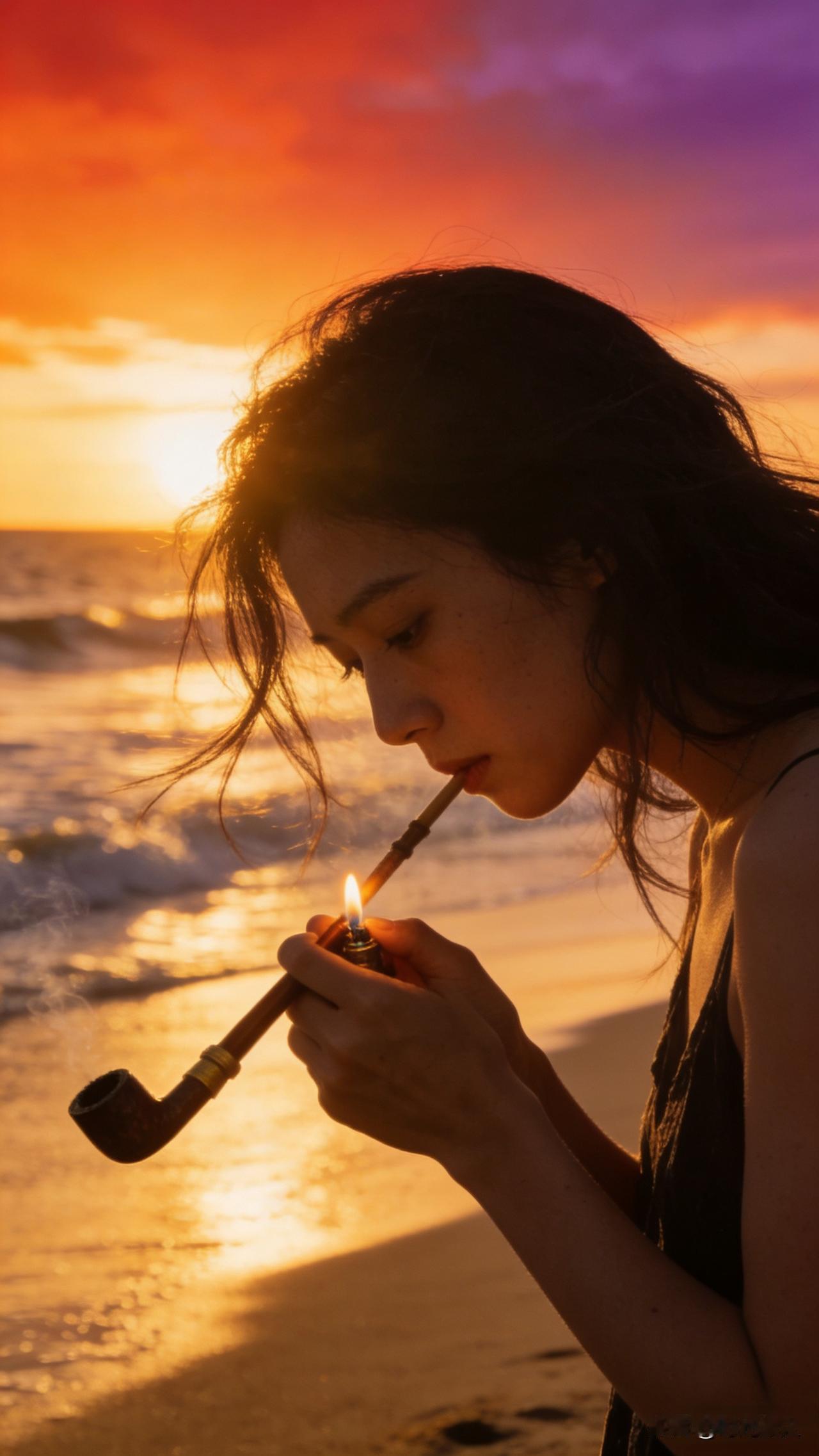 这半句联，是我在心边坐了三个潮起潮落才悟出来的。
世人皆写海的壮阔，我却写尽了海