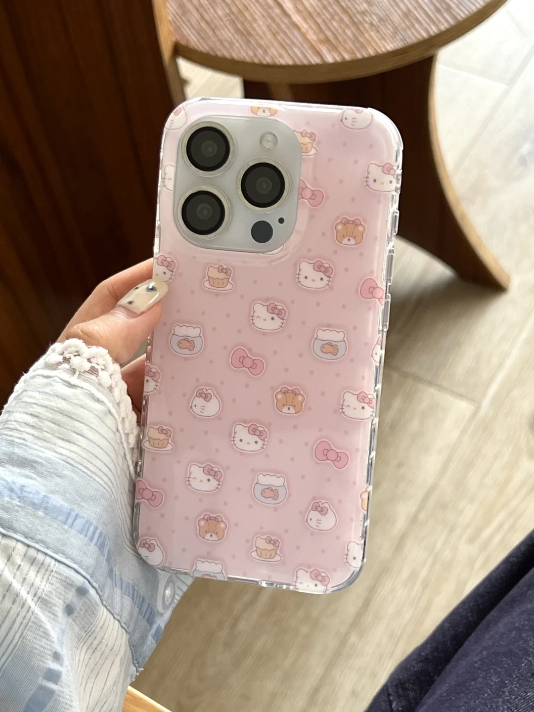 粉嘟嘟波点kitty /•᷅‎‎•᷄\୭