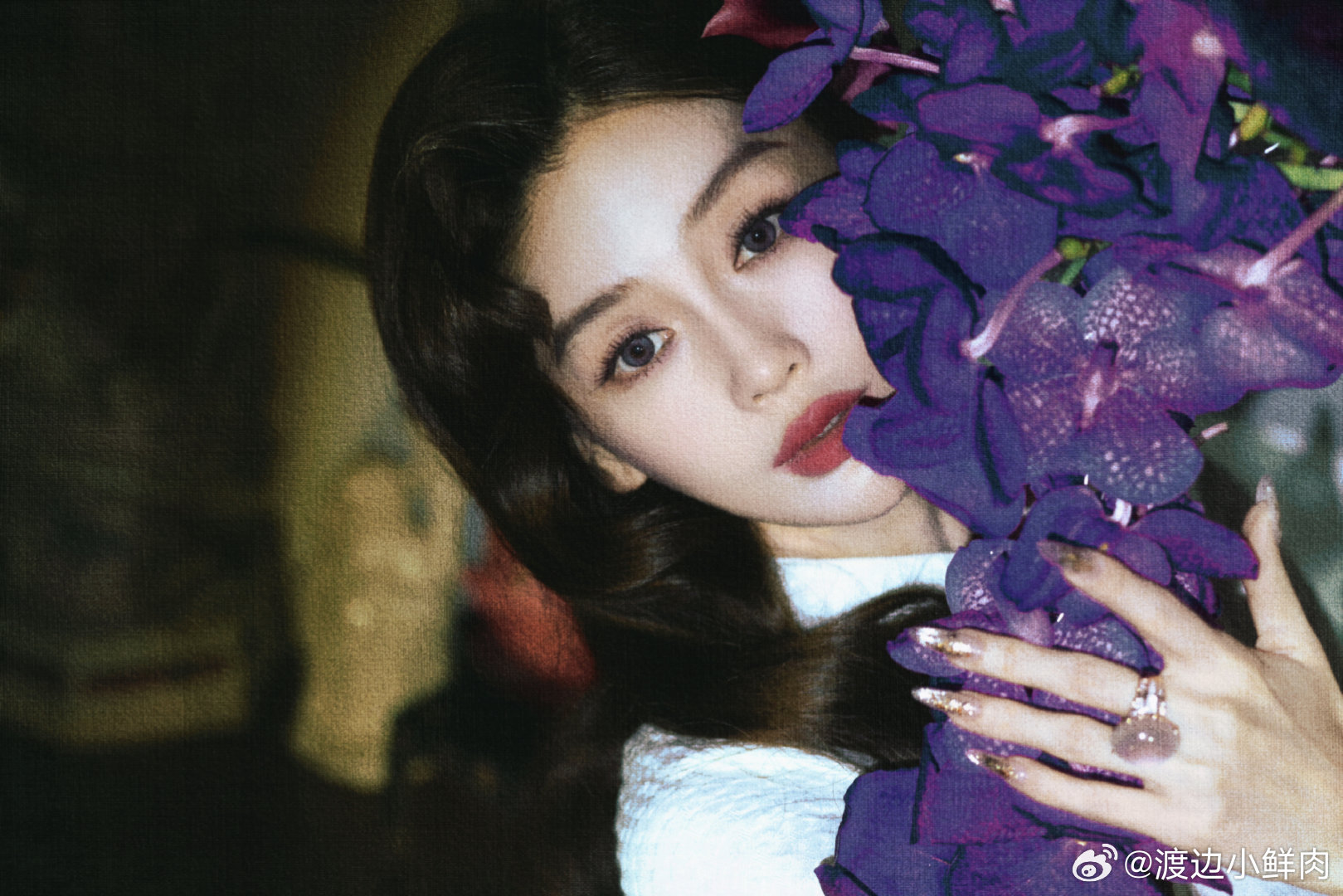 angelababy油画簪花胶片 我的天呐…angelababy有点太美了吧！！