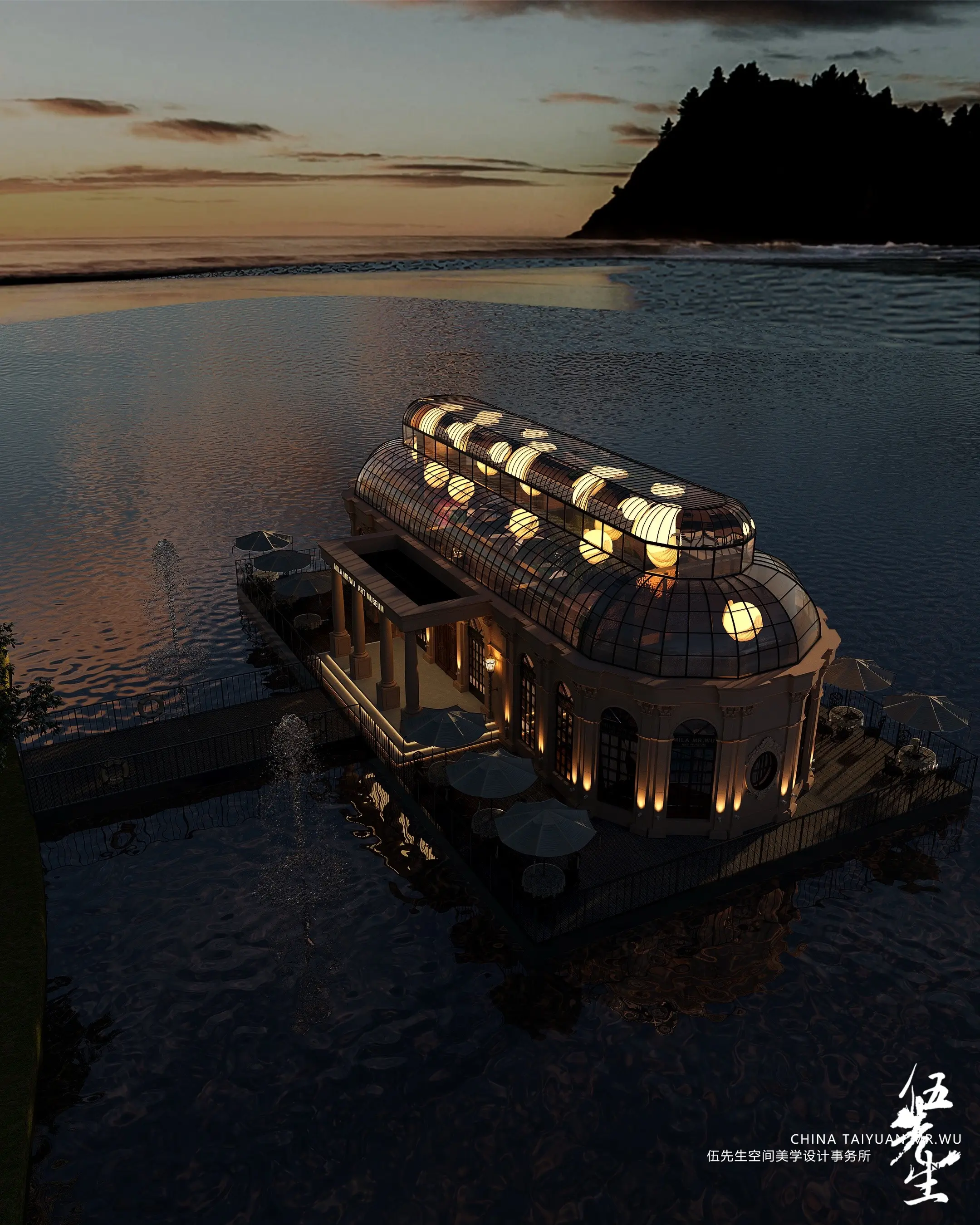 2025年第一作，【米拉伍先生美术馆】，期待早日和大家见面。太原设计师伍先生