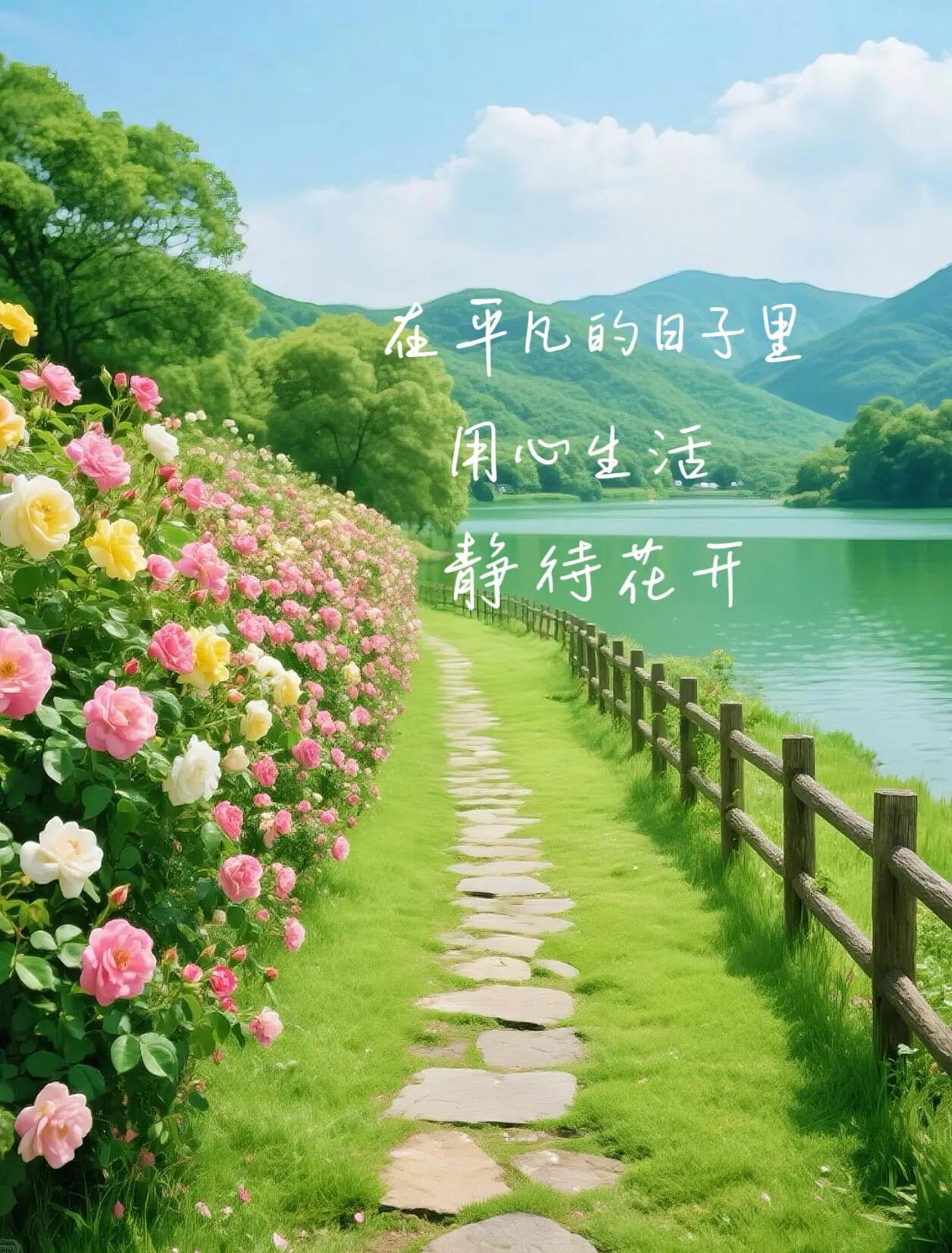早上好，愿风温柔，日子温暖，所求皆如愿