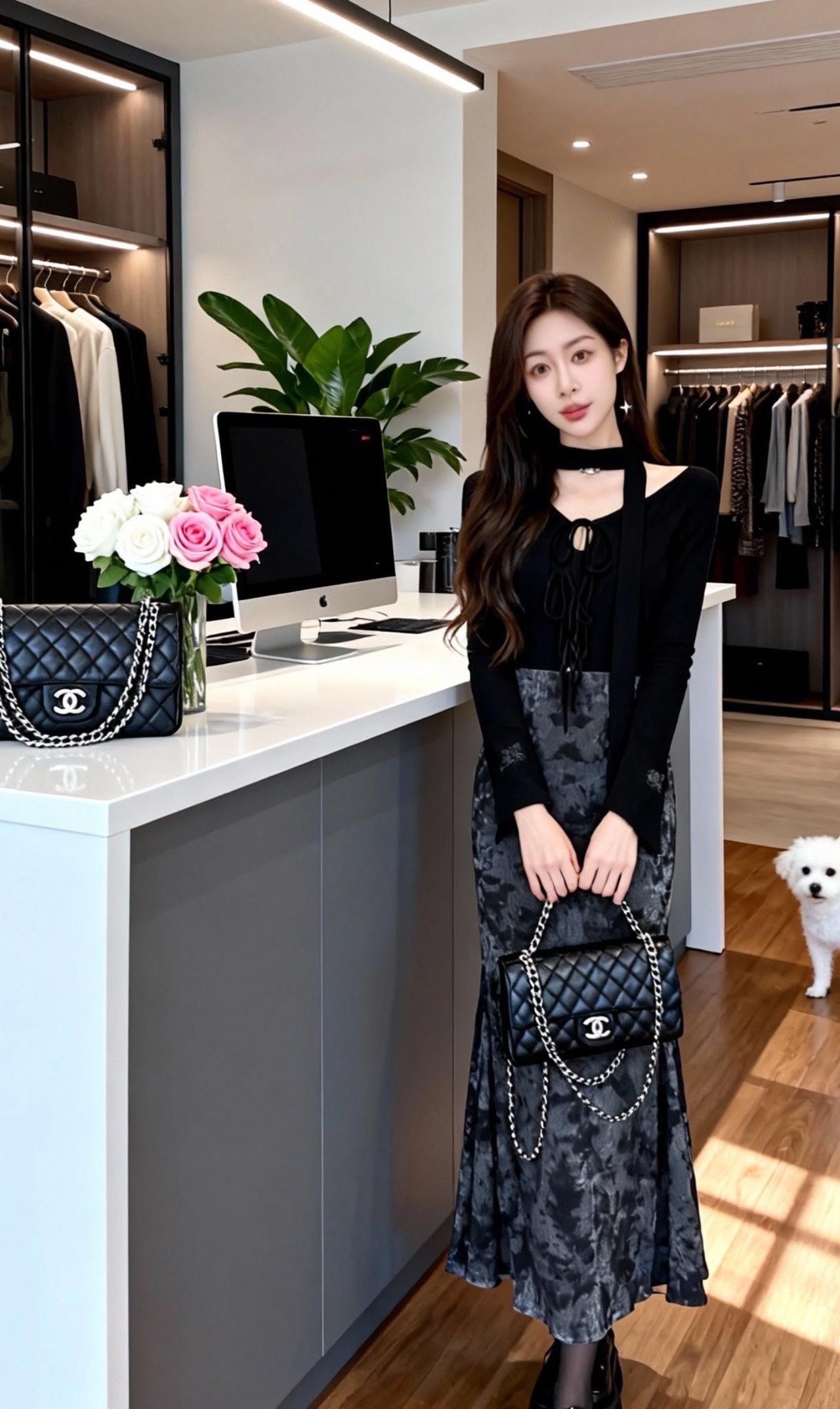 女装 时尚气质穿搭 爱了爱了 女神范名媛裙 每日穿搭