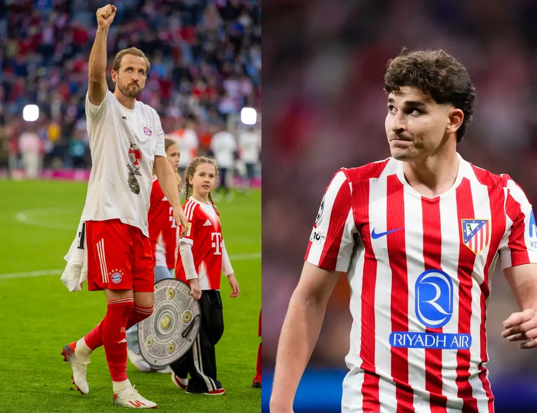 选择真的大于努力！凯恩热刺0冠拜仁3冠，阿尔瓦雷斯17冠马竞0冠上周末五大联赛，