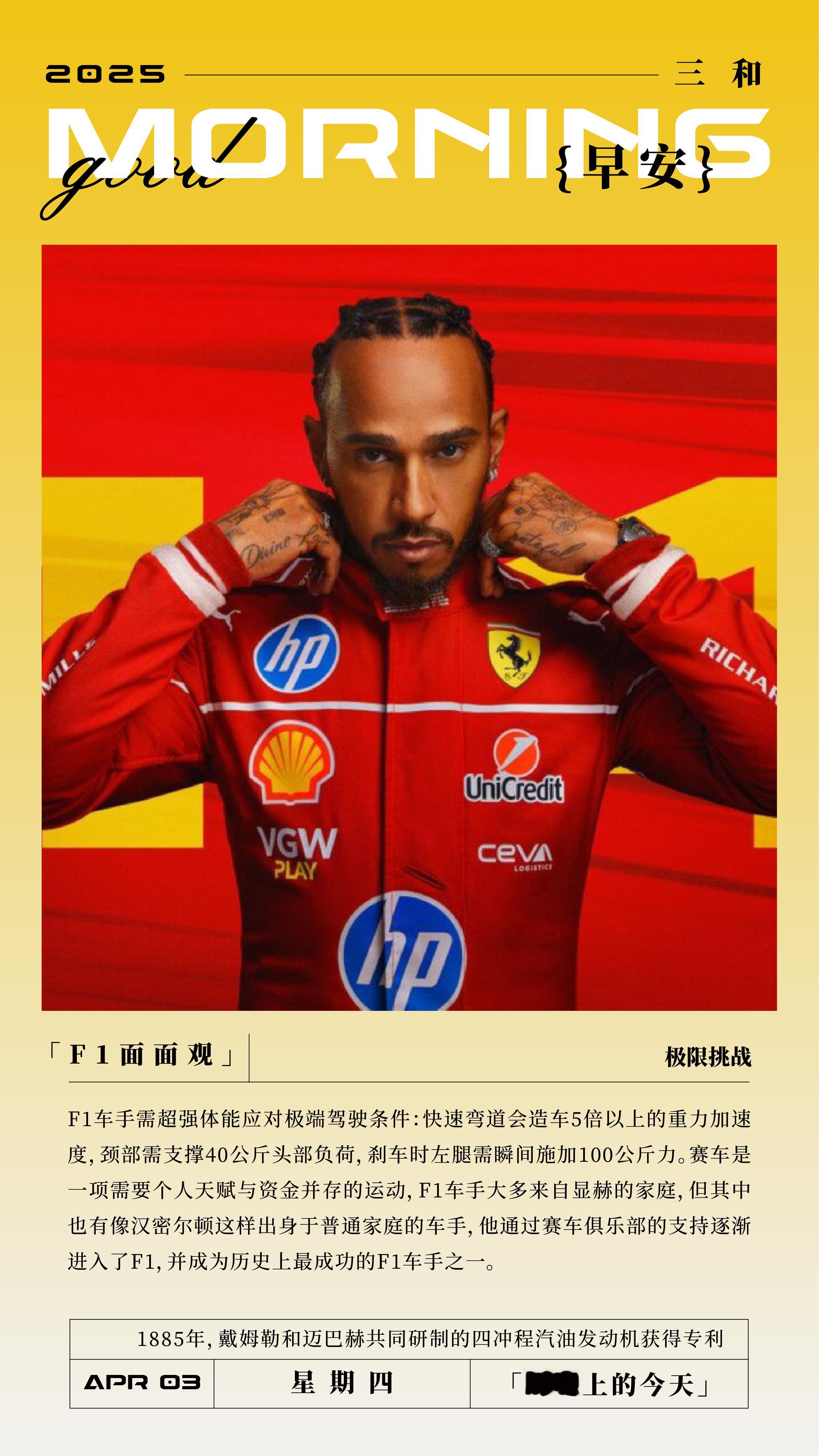 F1车手需超强体能应对极端驾驶条件：快速弯道会造车5倍以上的重力加速度，颈部需支