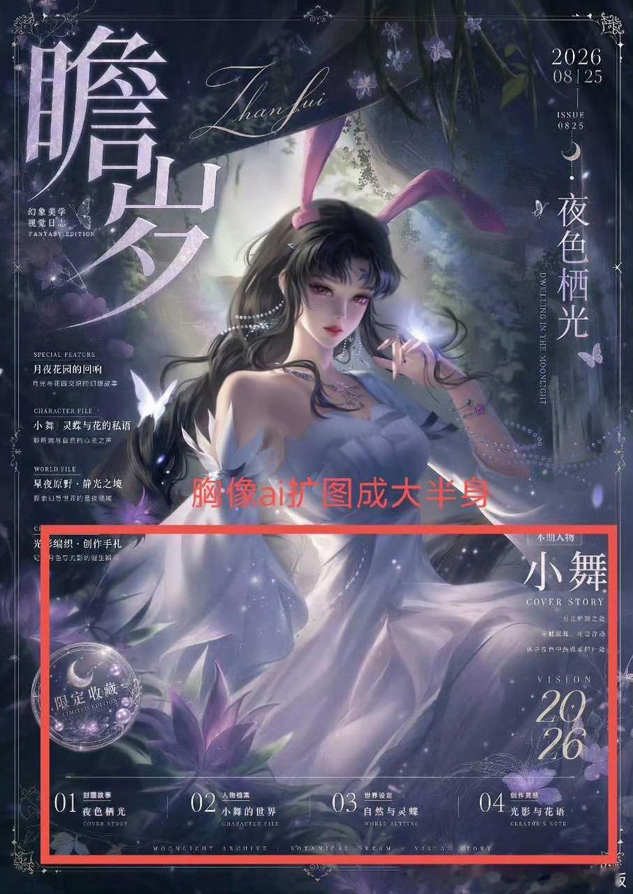 国漫第一ai扩图女主 绘画圈同人圈你们的福气来了 ​​​