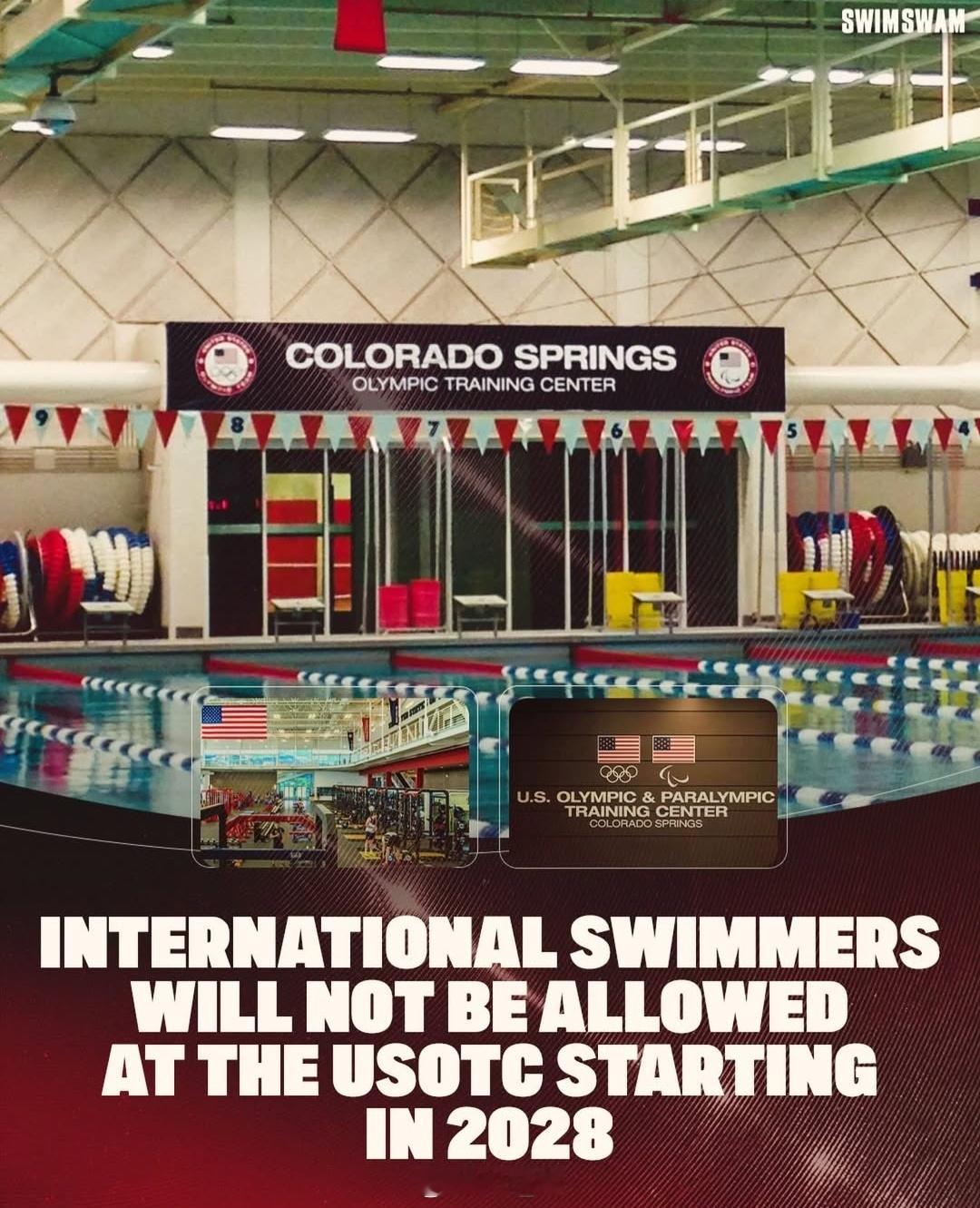 美国🇺🇸位于科罗拉多斯普林斯的奥林匹克训练中心将在2028年以后不再向国外运