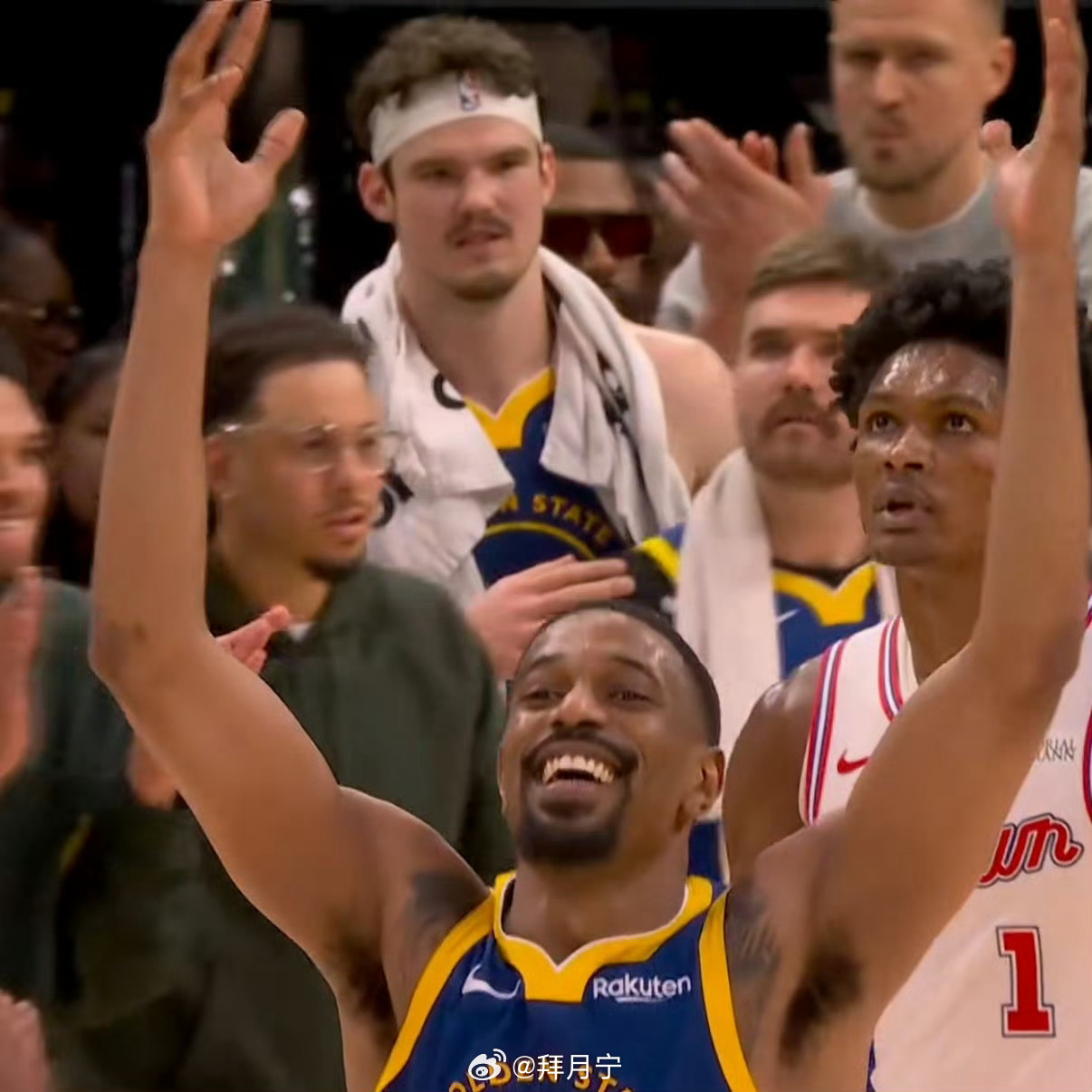 我们居然赢了！残阵勇客场拿下西部第三的火箭，梅尔顿、霍福德、追梦，尽显老将荣光啊