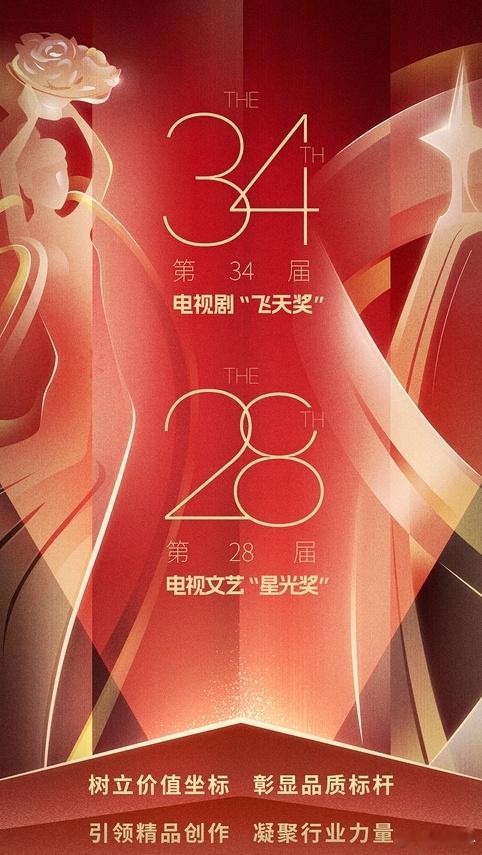 #飞天奖##2024飞天星光颁奖##飞天奖入围# 第34届中国电视剧“飞天奖”入