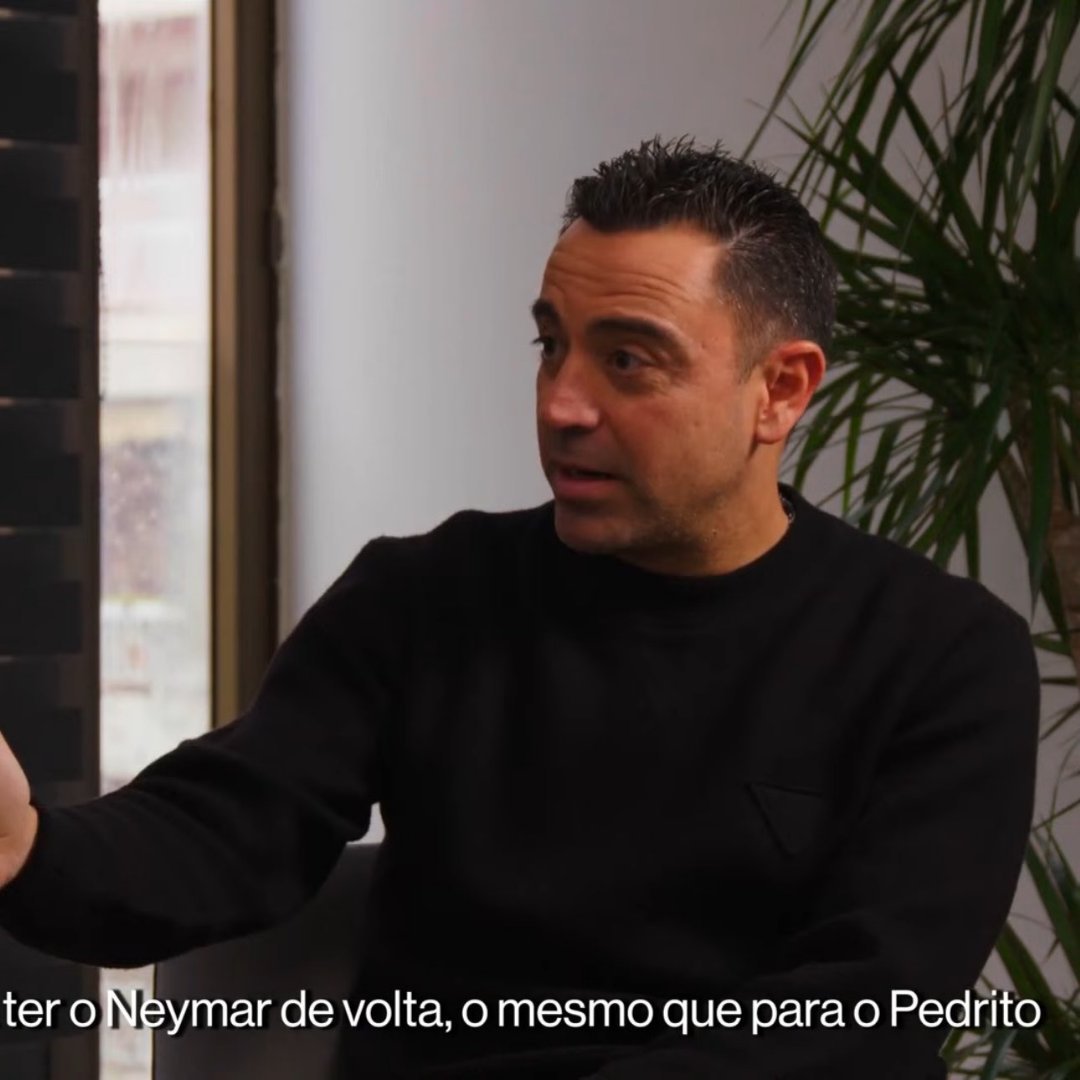 哈维：我曾想为巴萨签回内马尔、佩德罗以及梅西。我成功签回丹尼·阿尔维斯，并尝试签