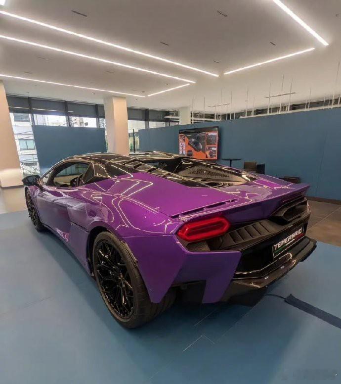 新年新气象，紫色Lamborghini Temerario，寓意八方来财，紫气东